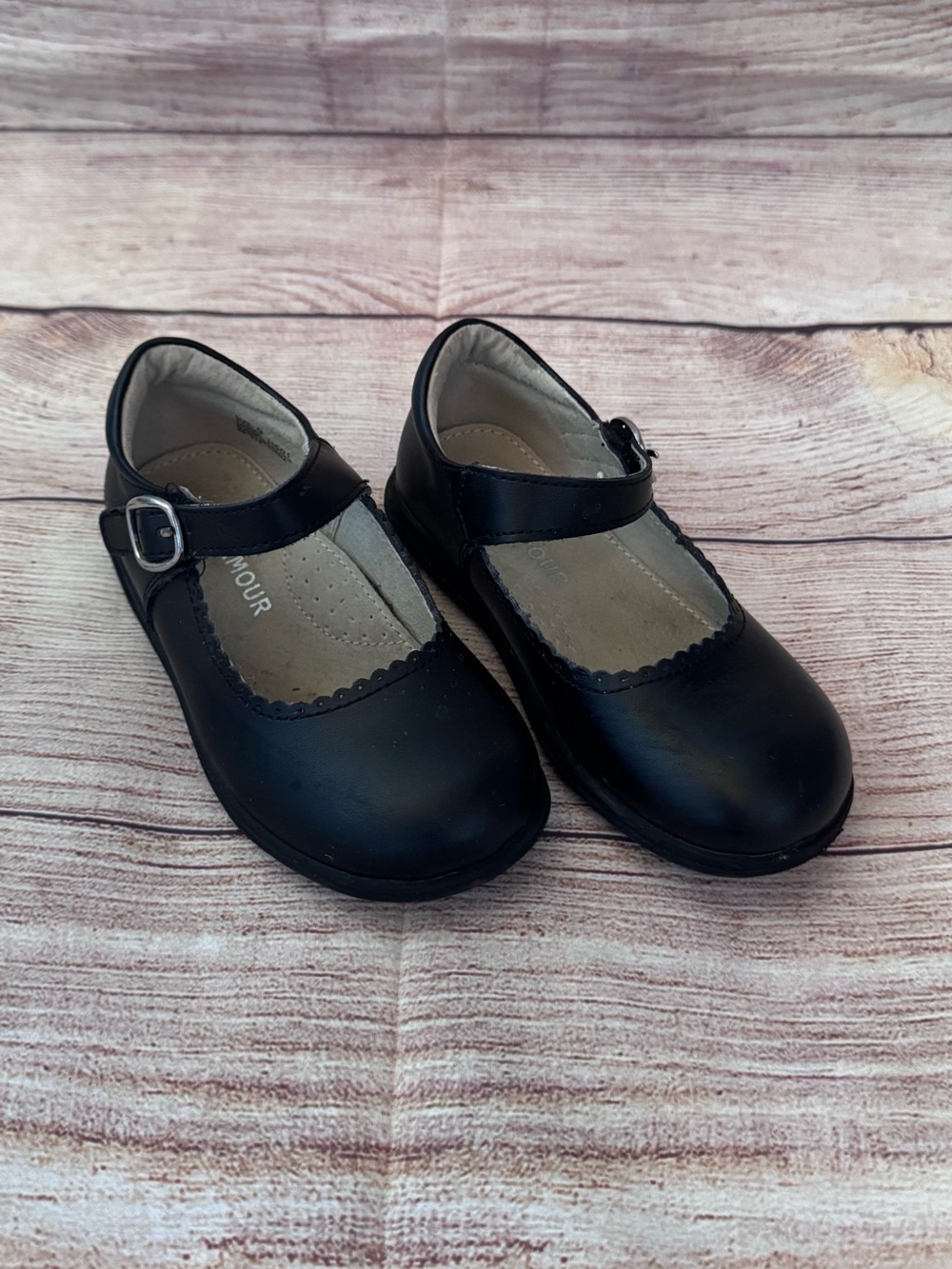 L'Amour Black Chloe Mary Janes